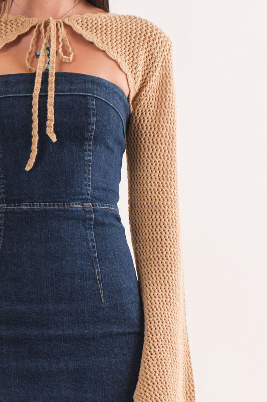 Gwendolyn Denim Tube Dress