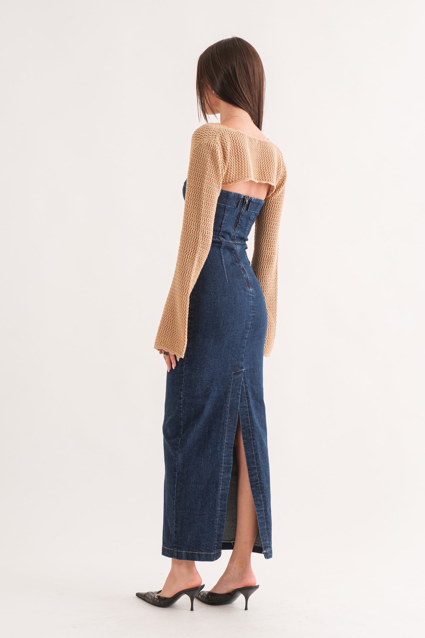 Gwendolyn Denim Tube Dress