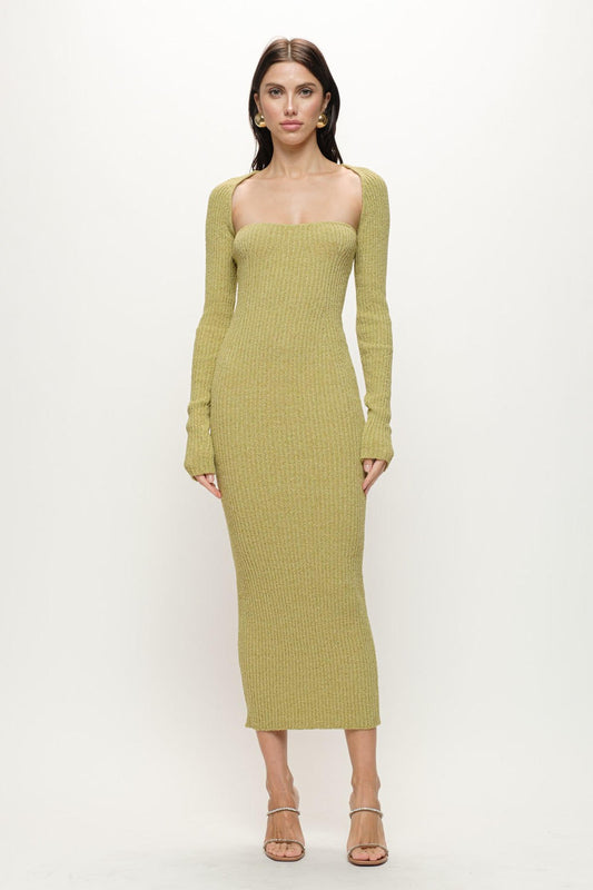 Florence 2-Piece Knit Maxi Dress & Cardi